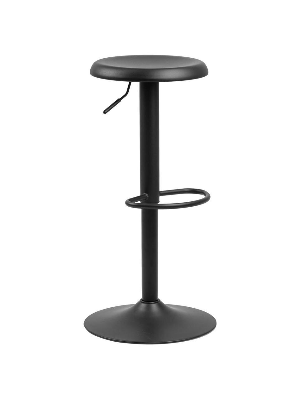 Stołek barowy Finch, 2 szt., Metal malowany proszkowo, Czarny, Ø 40 x W 80 cm