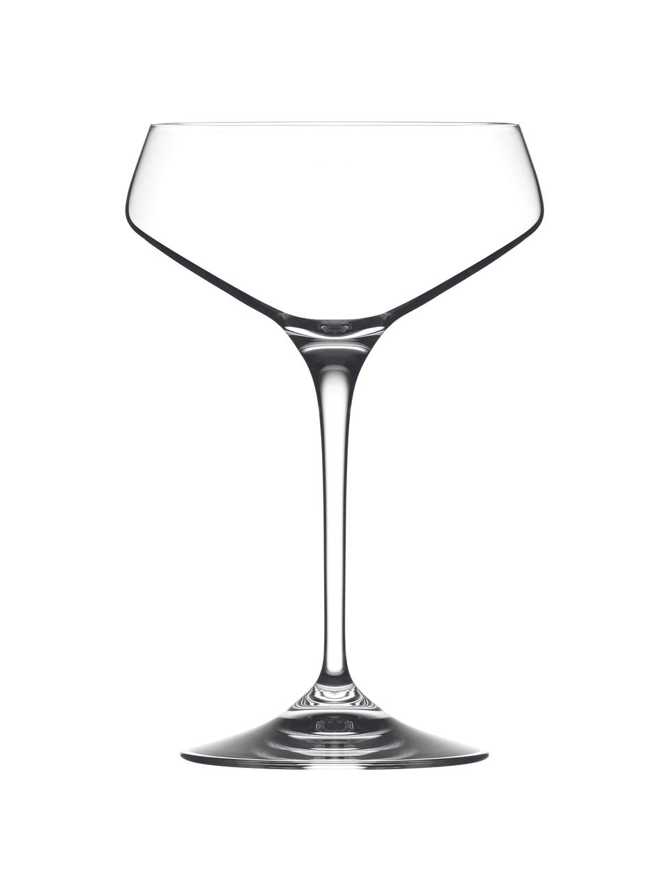 Coupelle à champagne en cristal filigrane Aria, 6 pièces, Cristal, Transparent, Ø 11 x haut. 17 cm, 330 ml