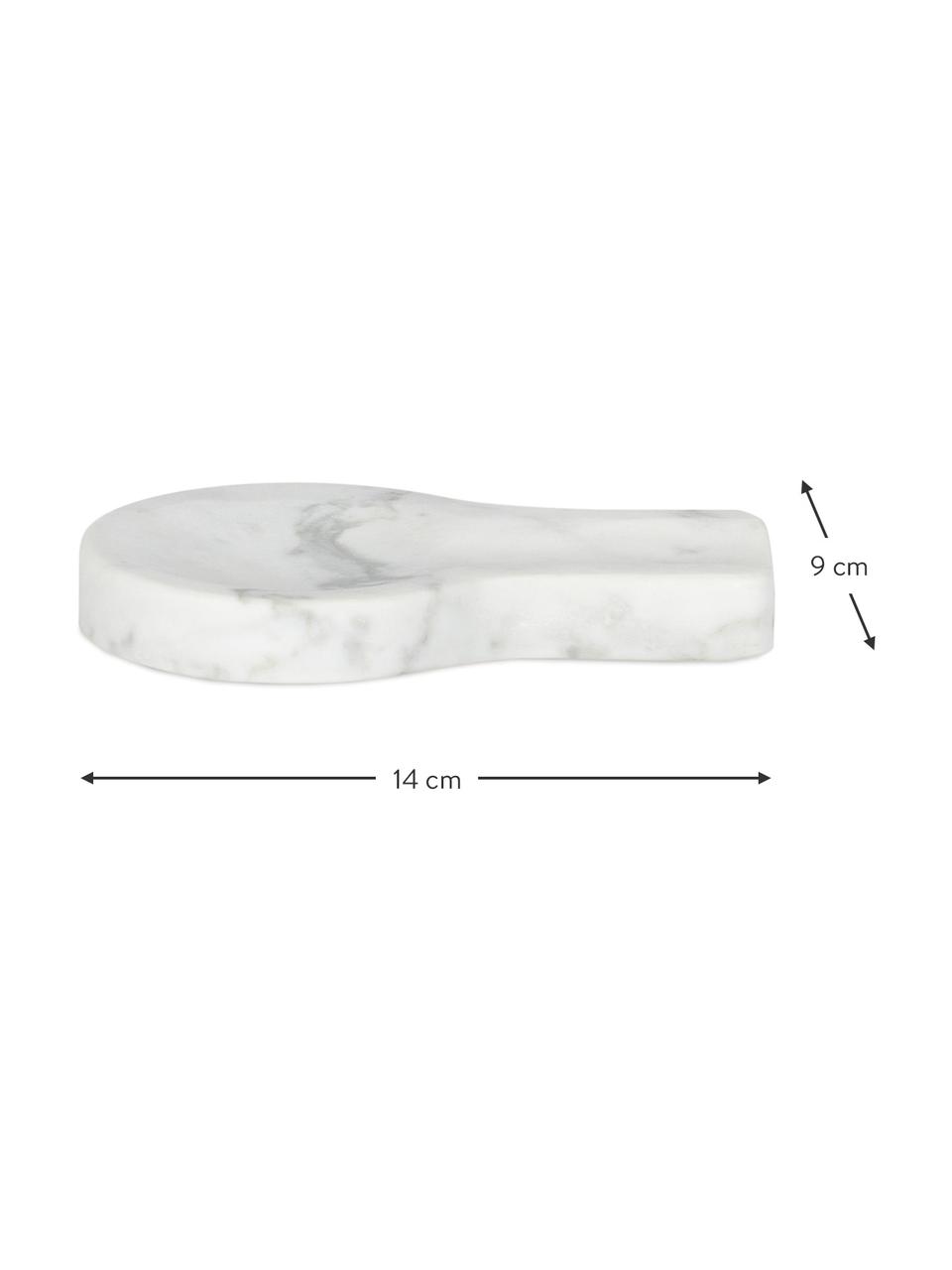 Repose-cuillère en marbre Bianca, Marbre

Le marbre est une pierre naturelle et sa texture est donc singulière. Ainsi chaque produit est unique., Blanc, marbré, larg. 14 x long. 9 cm