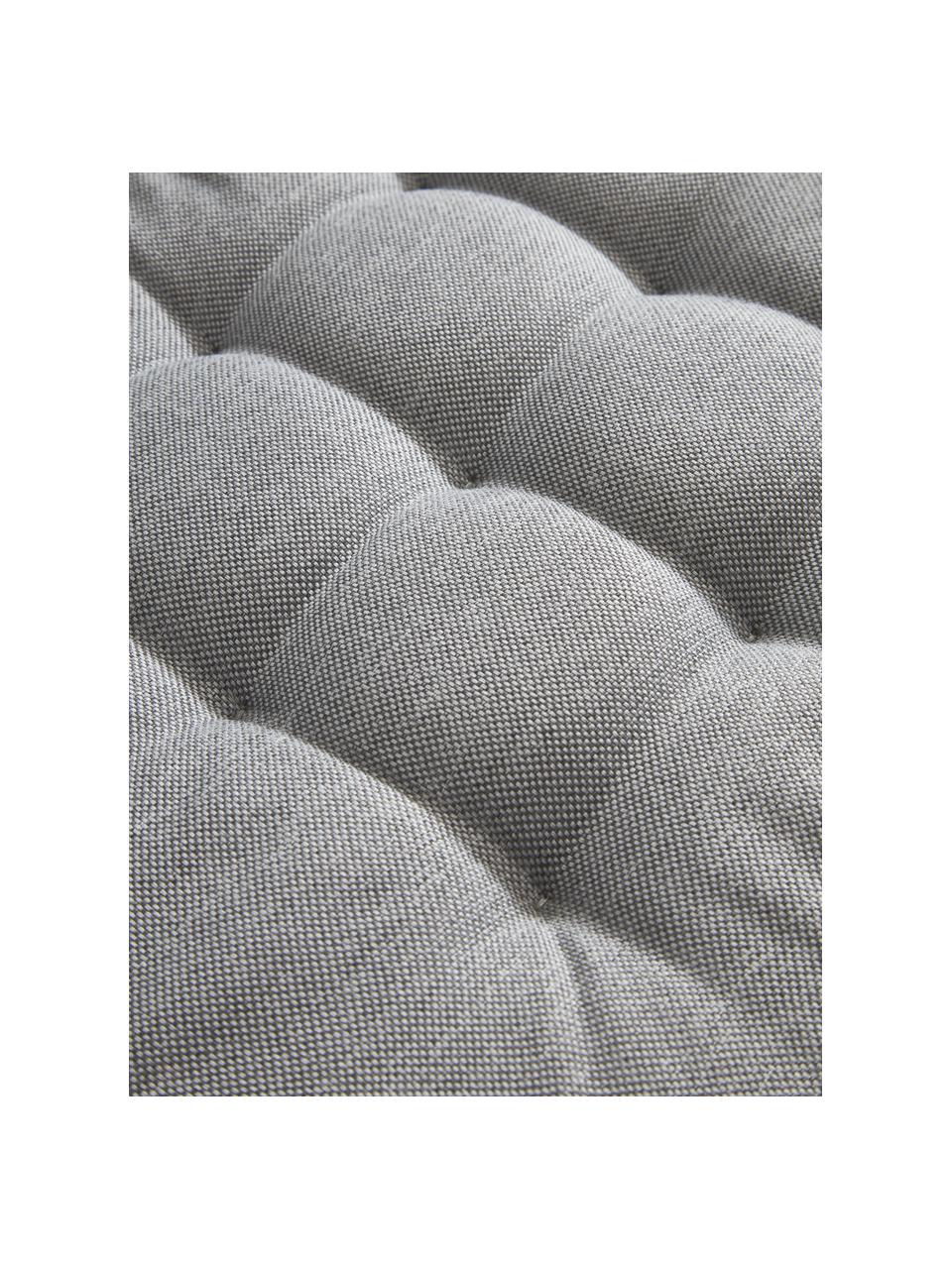Cuscino sedia da esterno grigio Olef, 100% cotone, Grigio, Larg. 40 x Lung. 40 cm