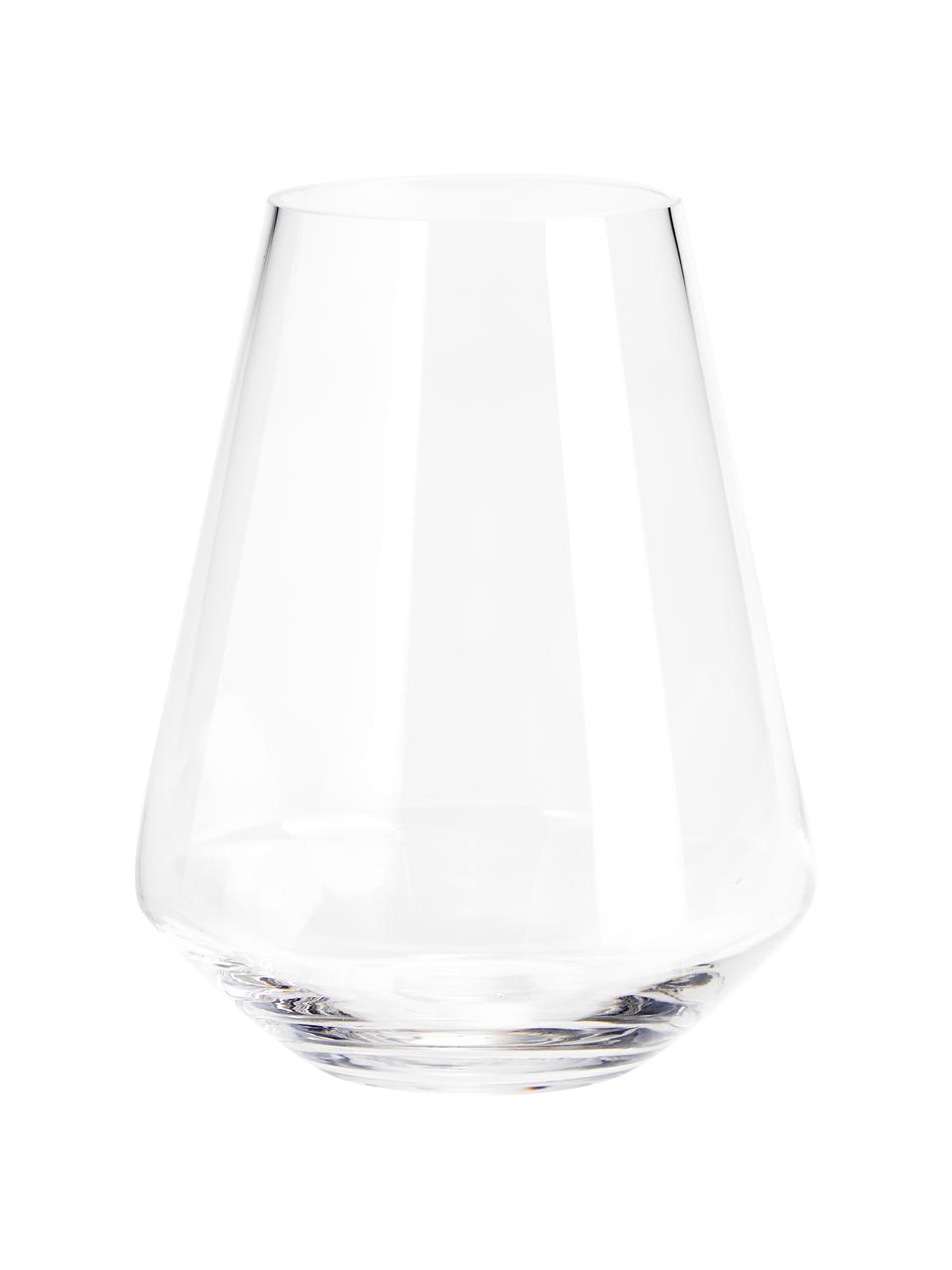 Mondgeblazen glazen vaas Joyce, Glas, Transparant, Ø 17 x H 21 cm