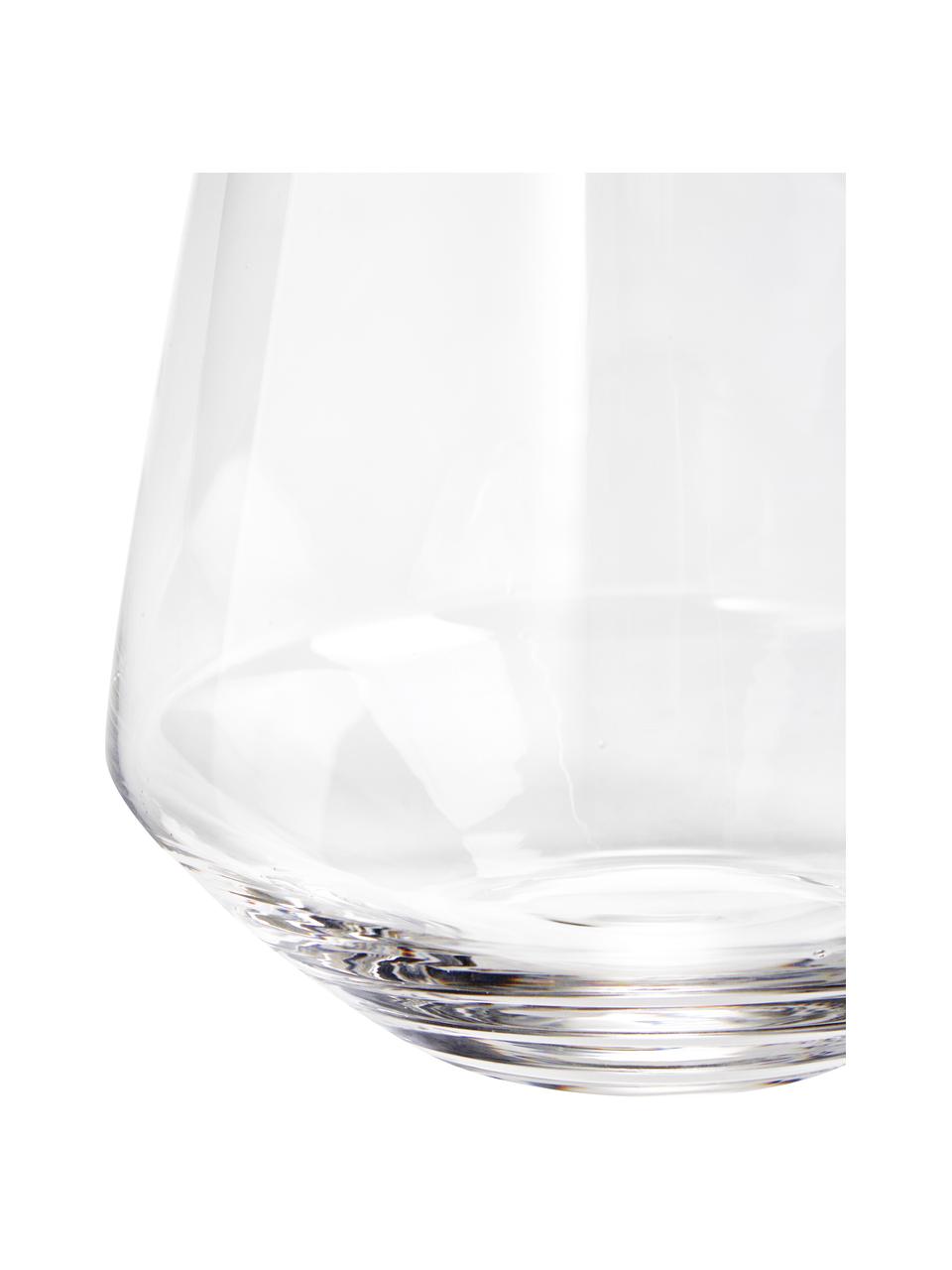 Ručně foukaná skleněná váza Joyce, Sklo, Transparentní, Ø 17 cm, V 21 cm