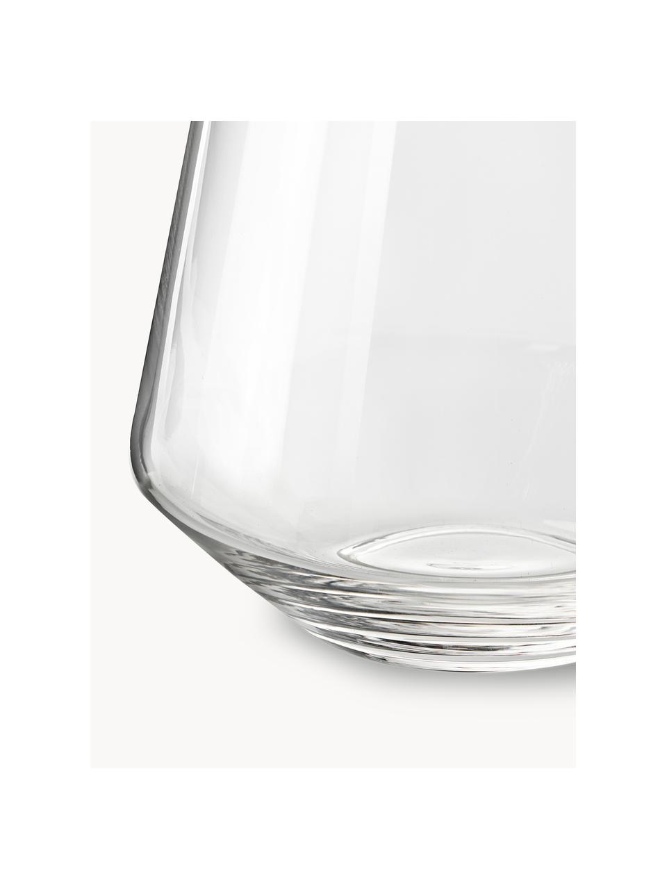 Mundgeblasene Glas-Vase Joyce, H 21 cm, Glas, Transparent, Ø 17 x H 21 cm