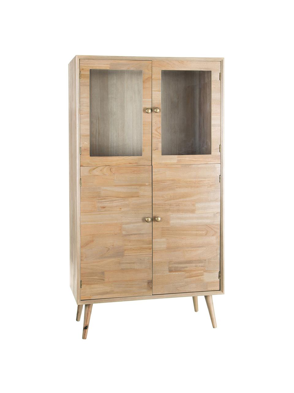 Mueble auxiliar Marni, Patas: madera de alcanfor, Tablero: tablero de fibras de dens, Madera, An 80 x Al 150 cm