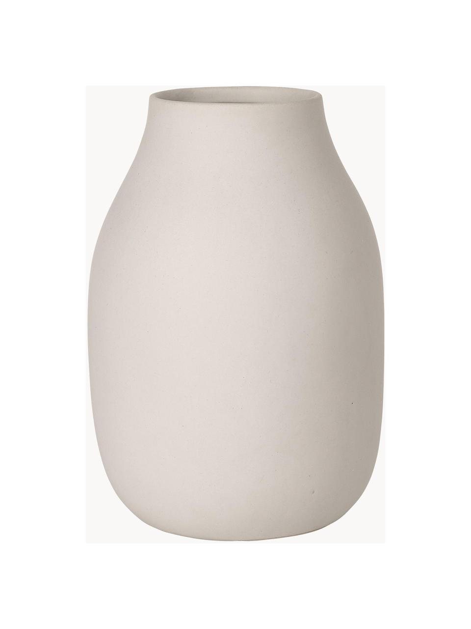 Handgefertigte Keramik-Vase Colora, Keramik, Beige, Ø 14 x H 20 cm