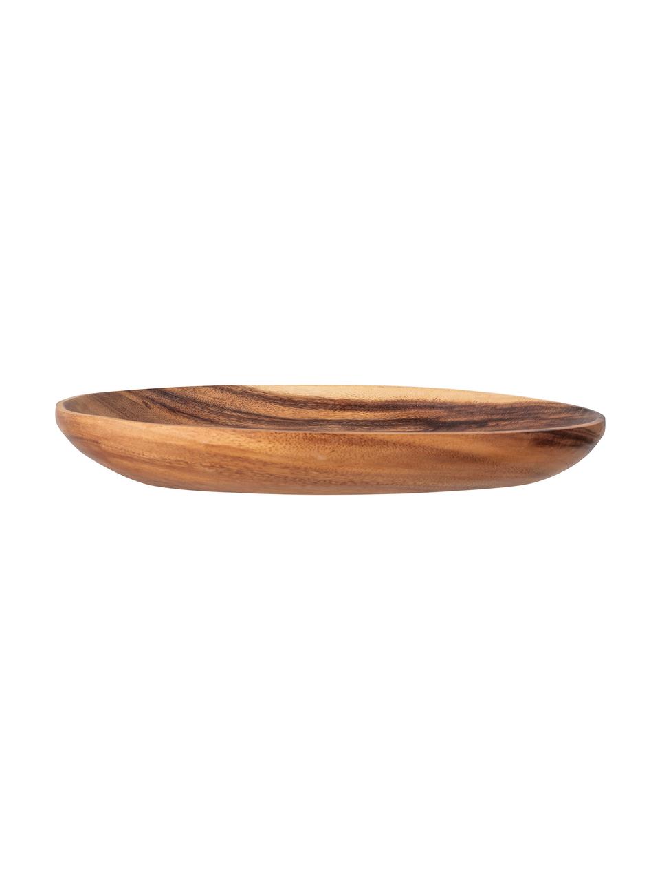 Bol asimétrico de madera Lodig, Madera de acacia, aceitada, Madera de acacia, An 39 x F 30 cm