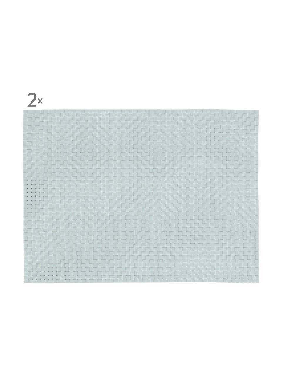 Manteles individuales Confetti, 2 uds., Cloruro de polivinilo, Verde, L 40 x An 30 cm