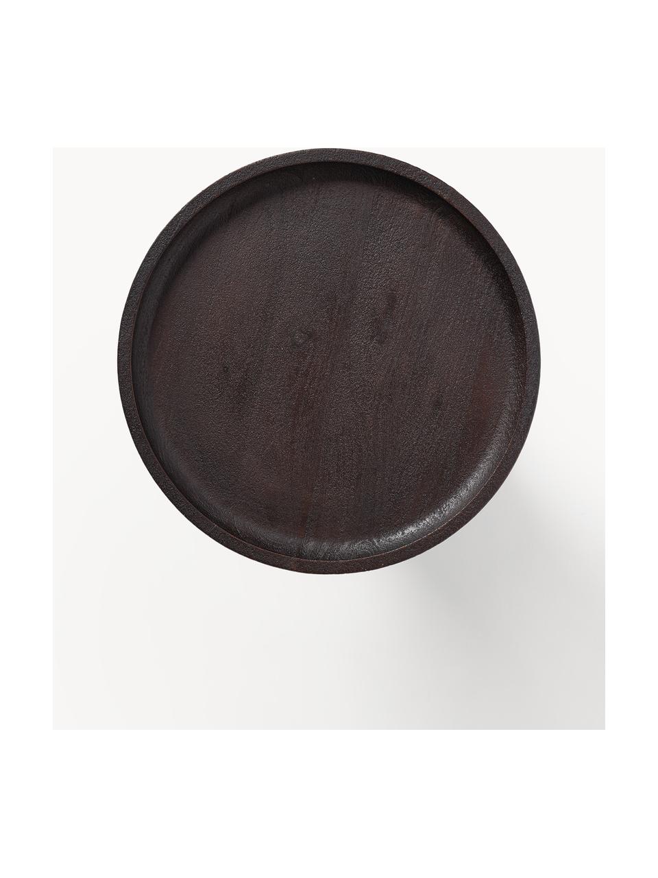 Table d'appoint ronde en manguier Benno, Bois de manguier massif, laqué

Ce produit est fabriqué à partir de bois certifié FSC® issu d'une exploitation durable, Manguier brun foncé laqué, Ø 50 x haut. 50 cm