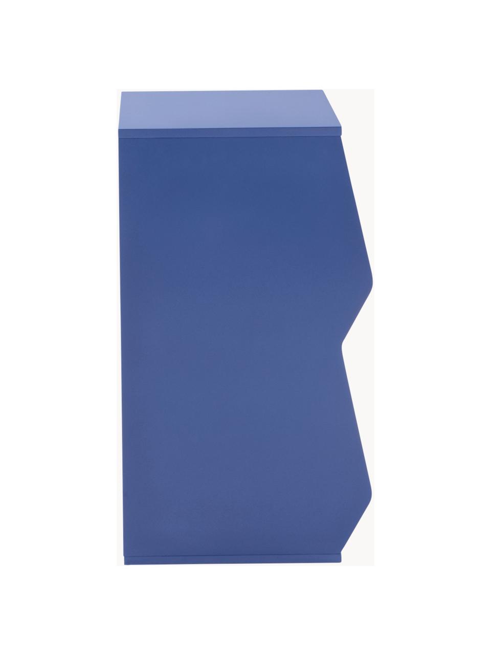 Kinder-Wandregal Easy Peasy, Mitteldichte Holzfaserplatte (MDF), lackiert, Blau, B 38 x H 60 cm