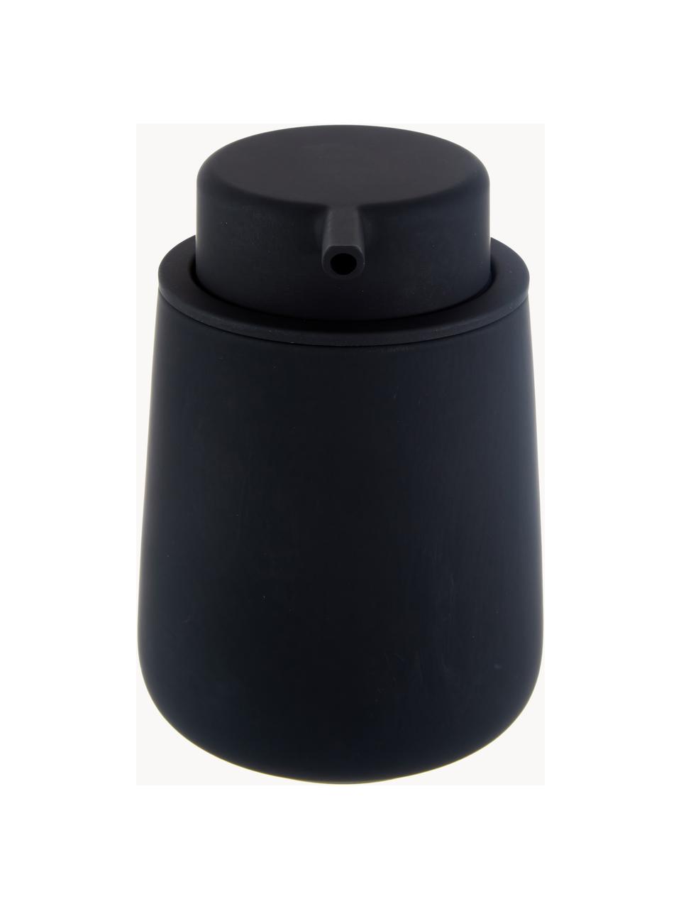 Dispenser Sapone Tube 7x16 cm Ceramica Nero Opaco