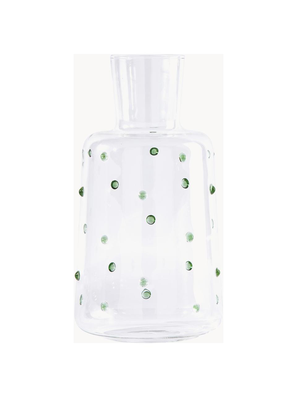 Caraffa in vetro borosilicato soffiatoNob, 2 L, Vetro borosilicato, soffiato a bocca, Trasparente, verde, 2 L