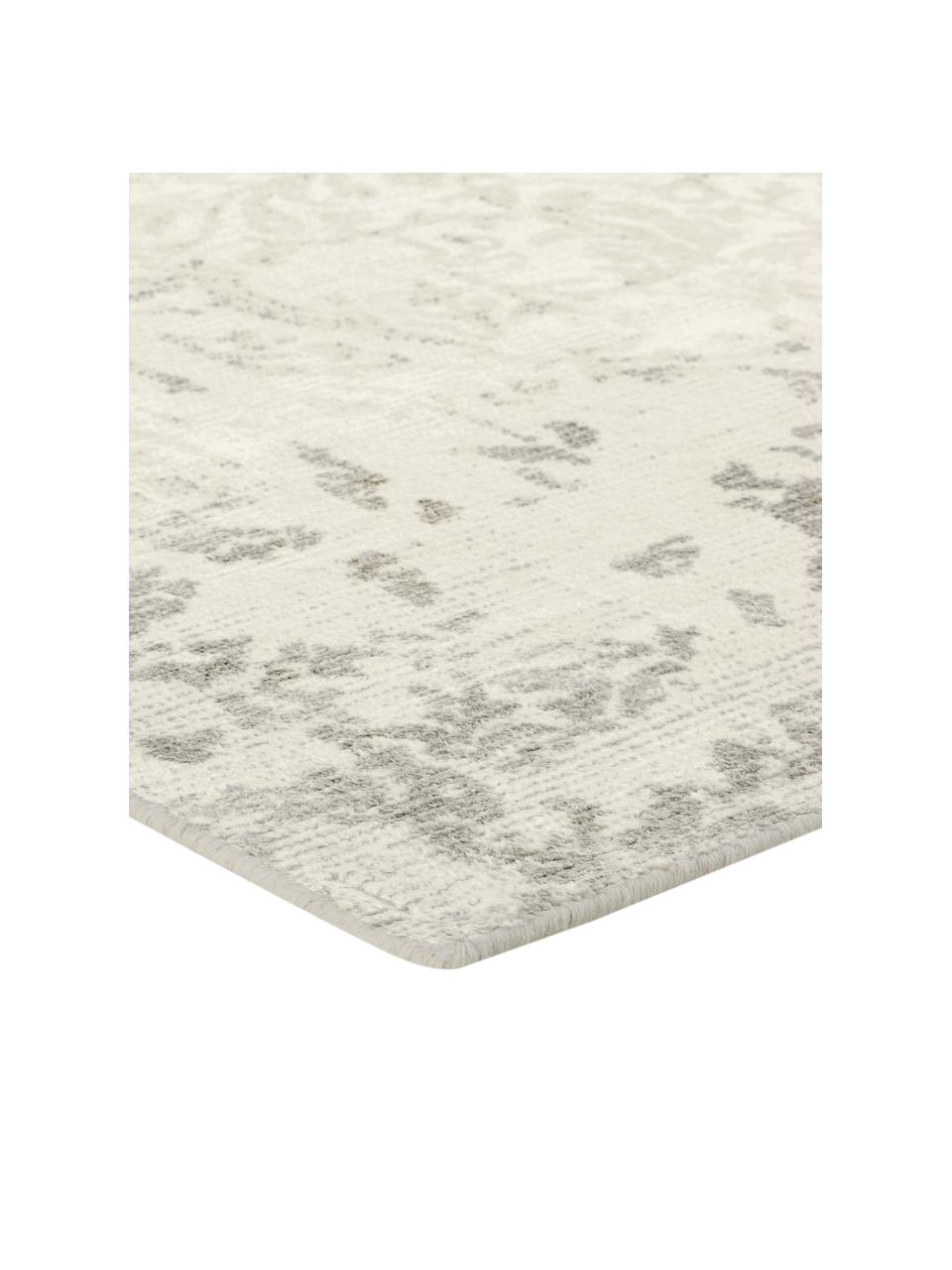 Tapis en laine/viscose à poils ras Florentine, 50 % laine, 50 % viscose

Les tapis en laine peuvent perdre des fibres lors des premières semaines et des peluches peuvent se former, ce phénomène est naturel et diminue à mesure de votre usage et du temps, Beige, gris clair, larg. 170 x long. 240 cm (taille M)