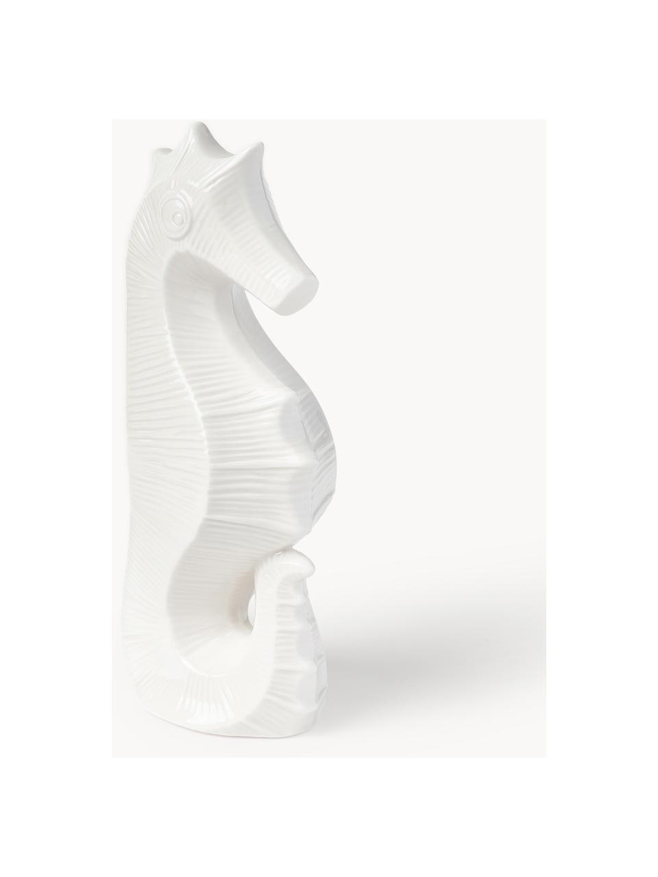 Figura decorativa de porcelana Favignana, Porcelana, Blanco Off White, An 13 x Al 27 cm