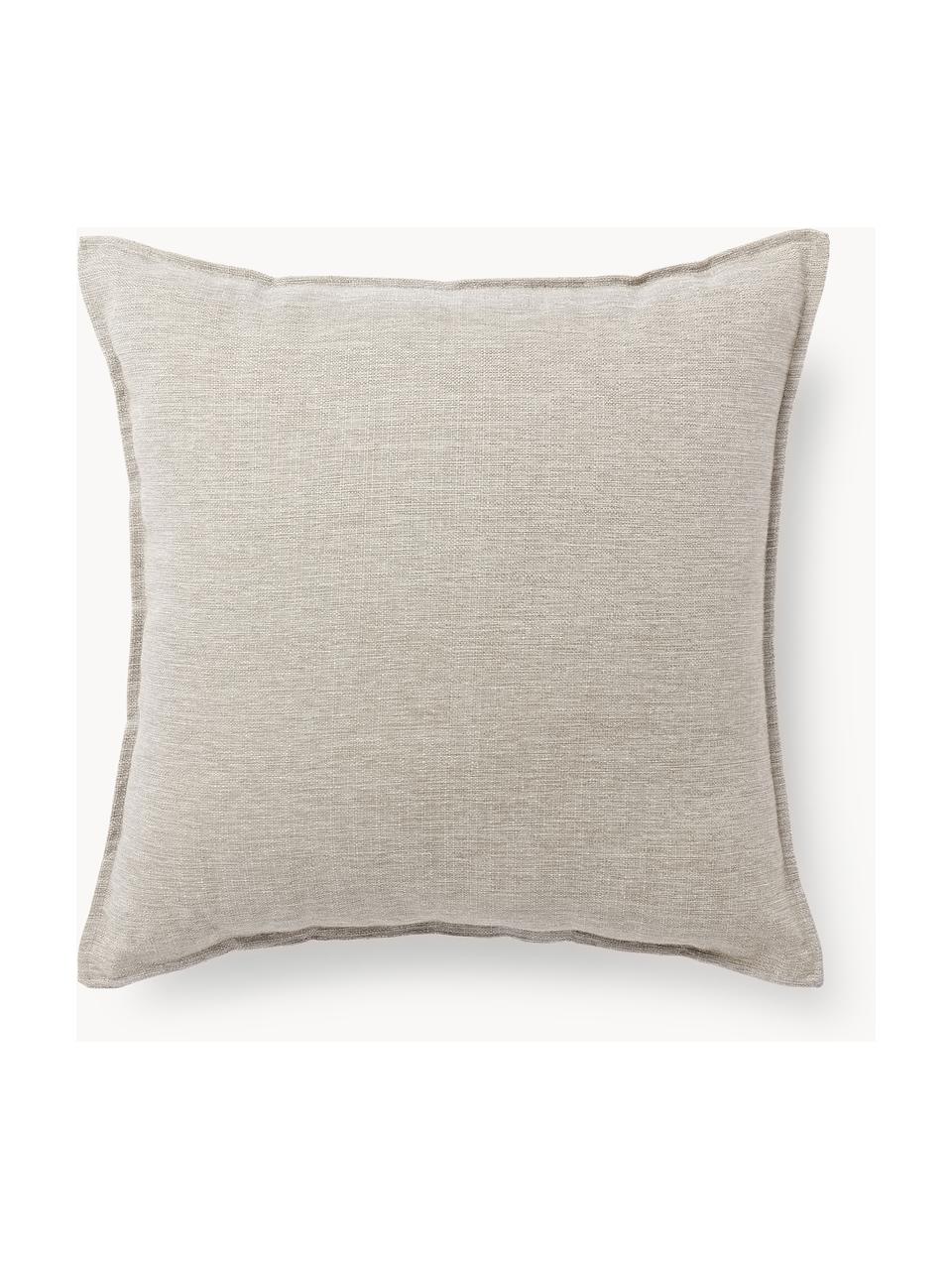 Outdoor-Kissen Oline, Hülle: 60 % Baumwolle, 40 % Poly, Beige, B 45 x L 45 cm