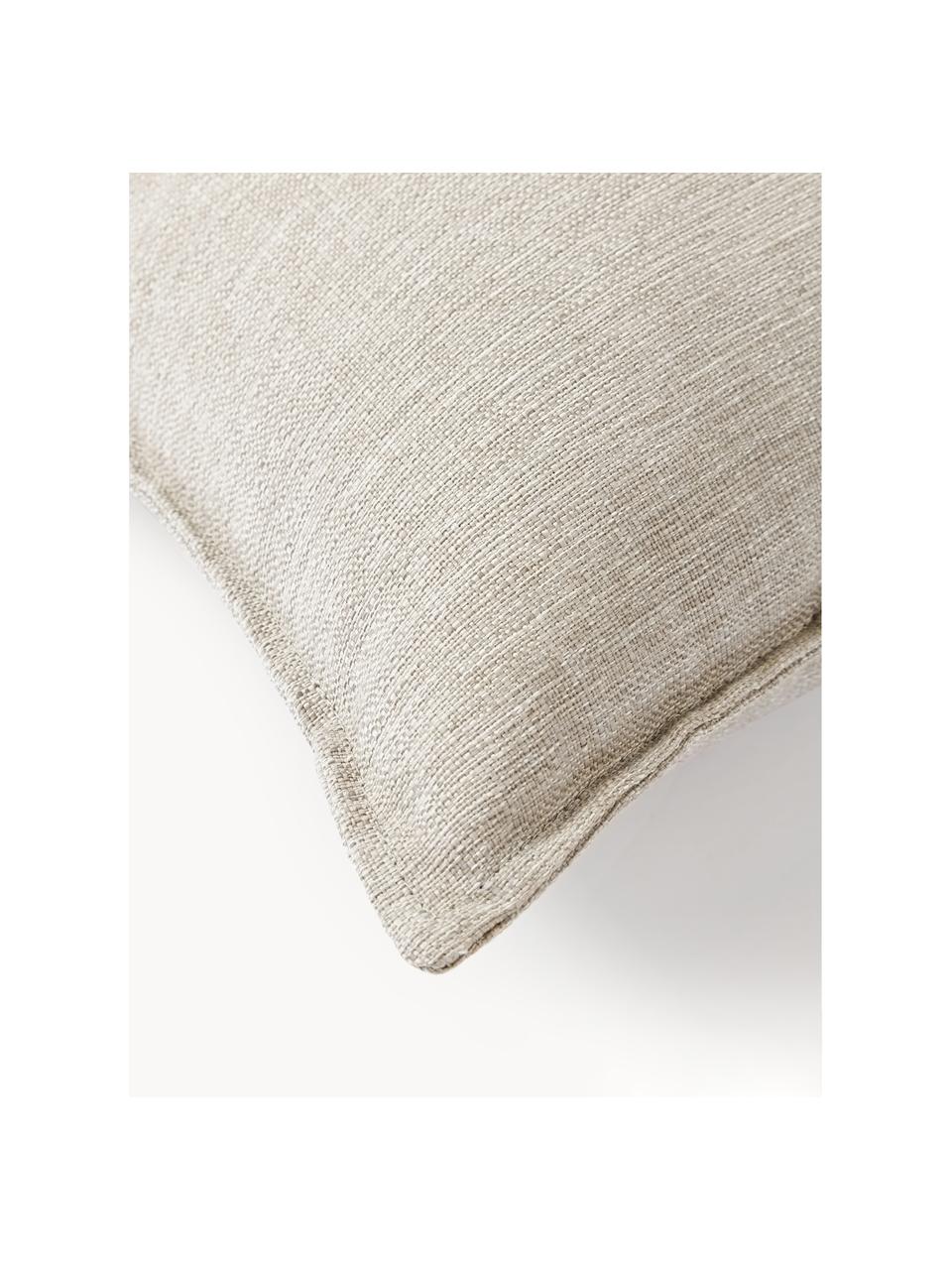 Outdoor-Kissen Oline, Hülle: 60 % Baumwolle, 40 % Poly, Beige, B 45 x L 45 cm