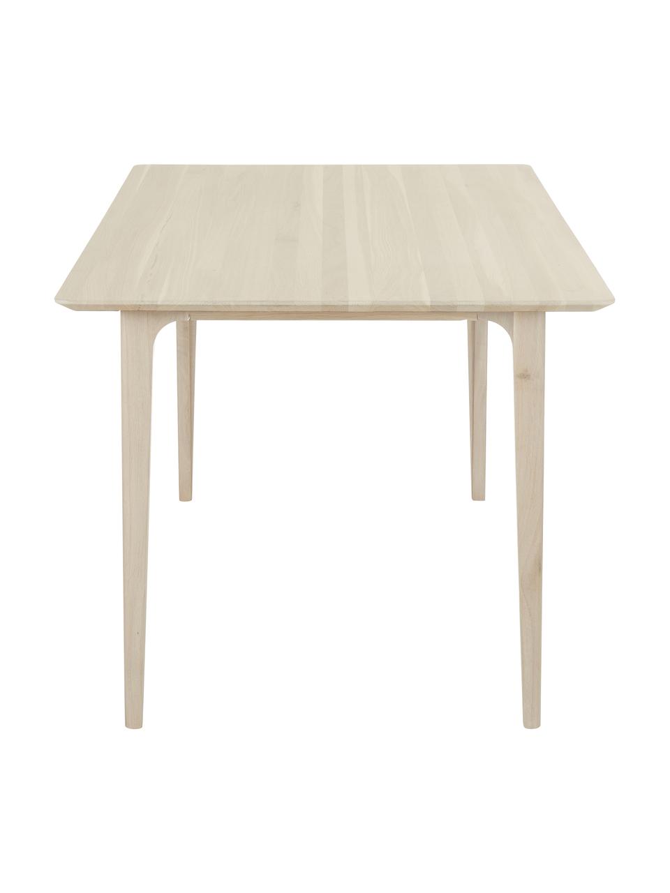 Mesa de comedor de madera de roble maciza Archie, tamaños diferentes, Madera de roble maciza pintada
100% madera con certificado FSC, procedente de silvicultura sostenible, Roble Sonoma, An 180 x F 90 cm