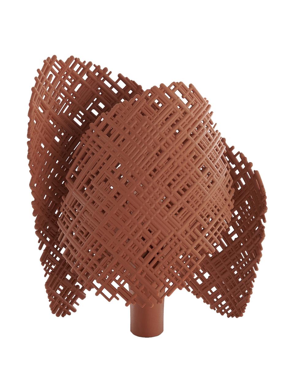 Lampada da tavolo Tea, Lampada: ABS riciclato, Terracotta, Larg. 28 x Alt. 33 cm