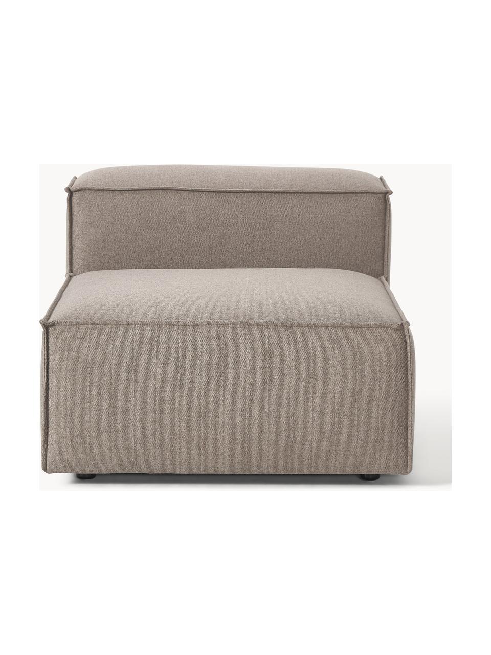 Módulo central sofá Lennon, Tapizado: 100% poliéster Alta resis, Estructura: madera contrachapada de p, Patas: plástico Este producto es, Tejido gris pardo, An 89 x F 119 cm
