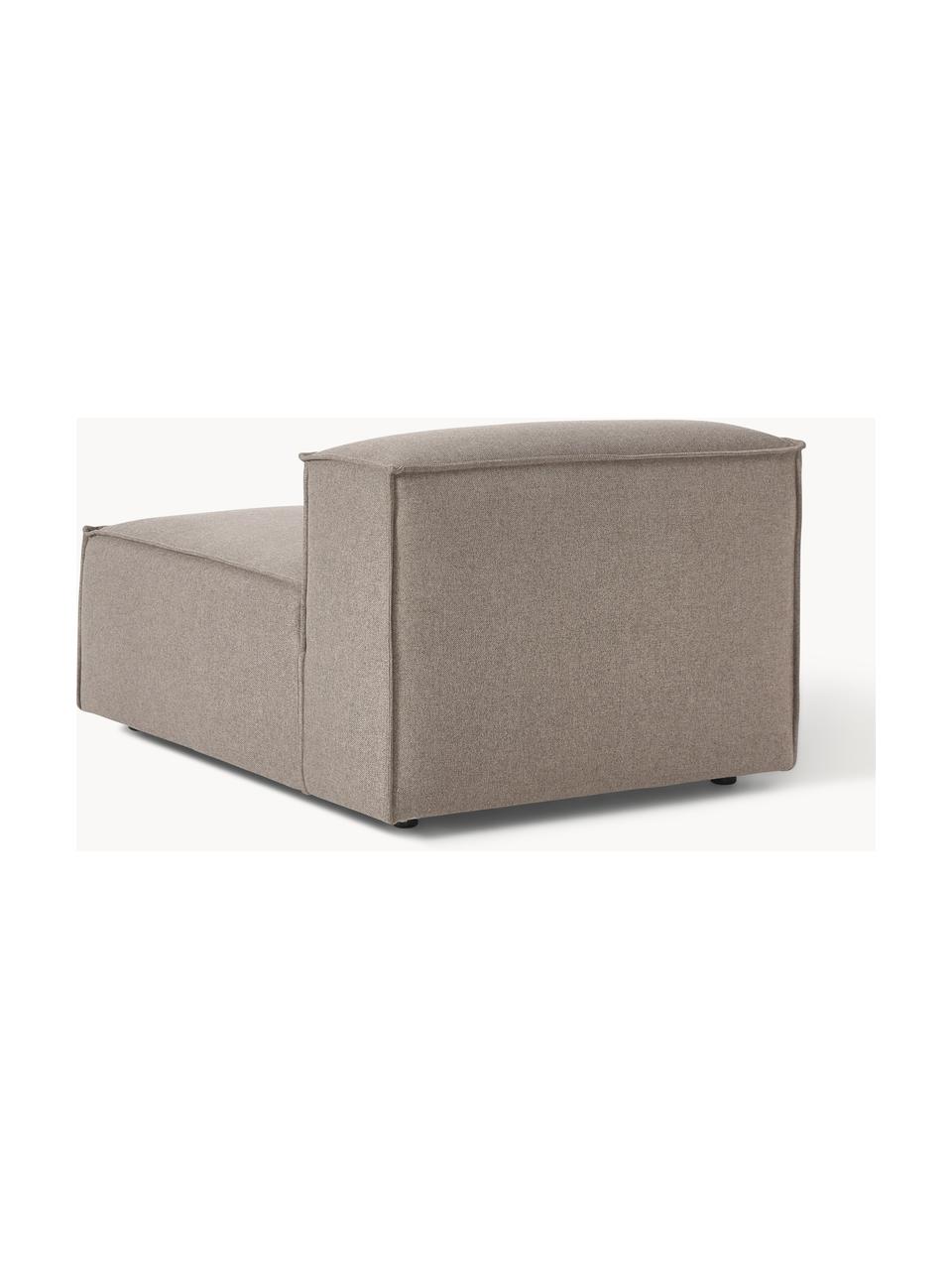 Middelste module Lennon, Bekleding: 100% polyester De slijtva, Frame: massief grenenhout, multi, Poten: kunststof Dit product is , Geweven stof taupe, B 89 x D 119 cm