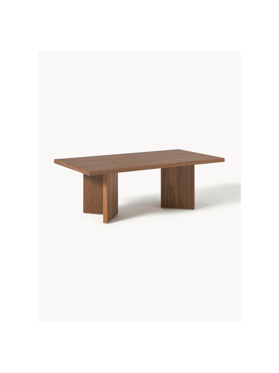 Dřevěný konferenční stolek Toni, Dřevovláknitá deska střední hustoty (MDF) s lakovaná dýha z ořechového dřeva

Tento produkt je vyroben z udržitelných zdrojů dřeva s certifikací FSC®., Ořechové dřevo, Š 100 cm, H 55 cm