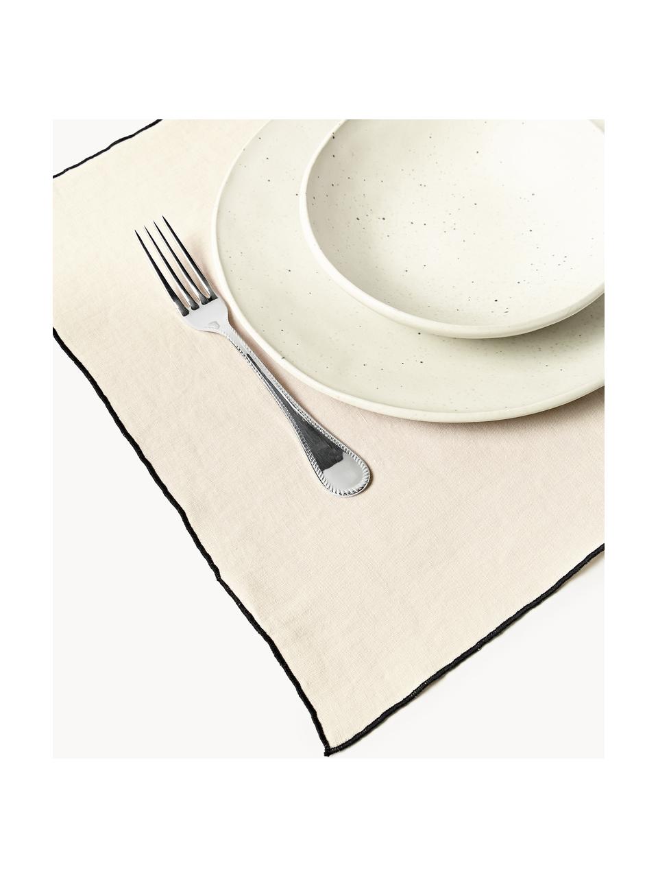 Tischsets Cosmo, 4 Stück, 100 % Baumwolle

Das in diesem Produkt verwendete Material ist schadstoffgeprüft und zertifiziert nach STANDARD 100 by OEKO-TEX®, 4854CIT, CITEVE., Hellbeige, B 45 x L 50 cm