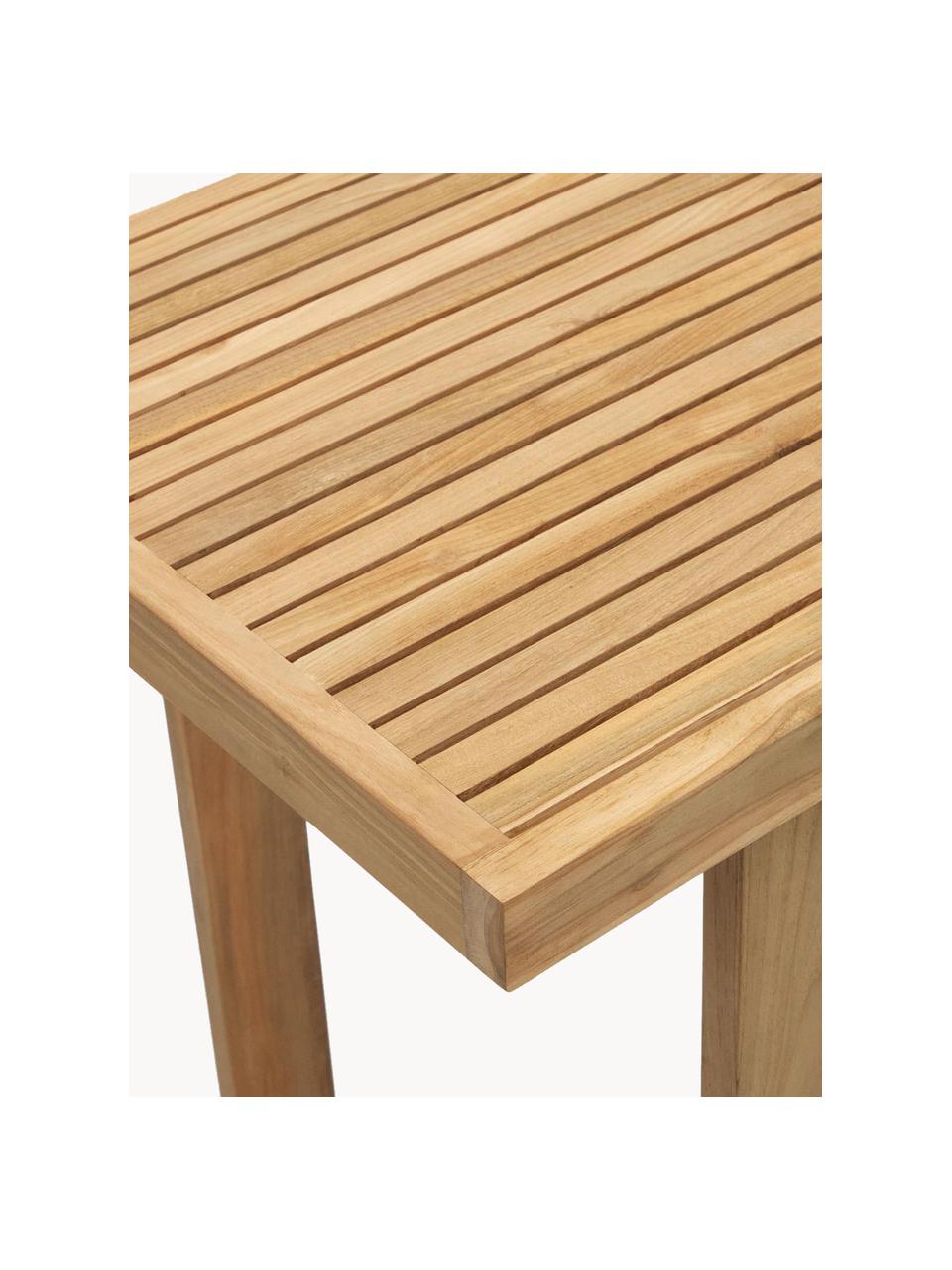 Stół z drewna tekowego Canadell, W 105 cm, 100% drewno tekowe, Drewno tekowe, S 140 x G 70 cm