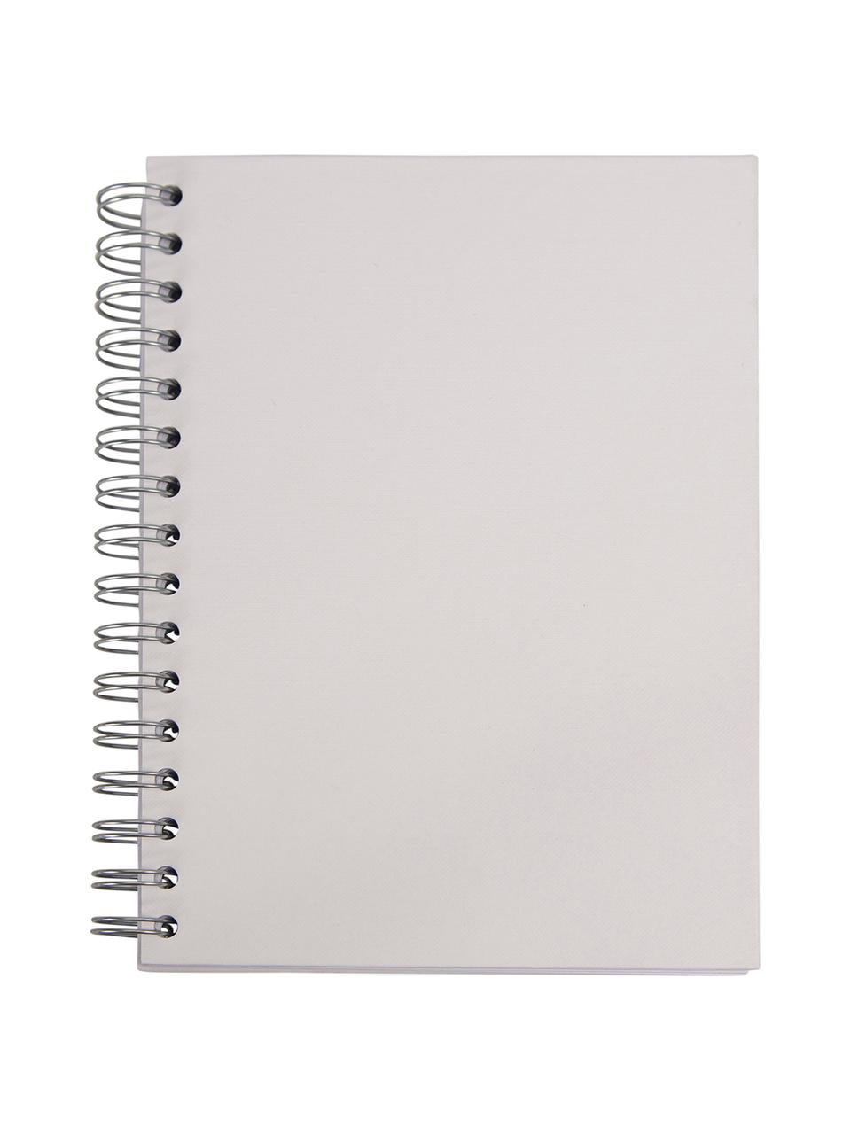 Carnet de notes Bürli, Blanc, larg. 16 x haut. 21 cm