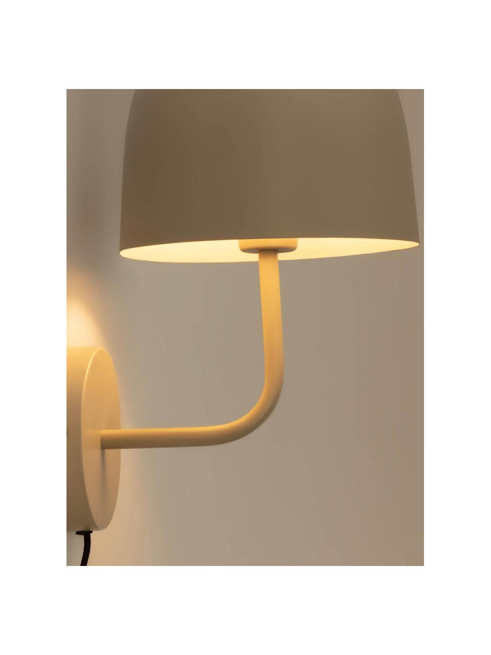 Lampada da parete Alish, Beige, Prof. 23 x Alt. 35 cm