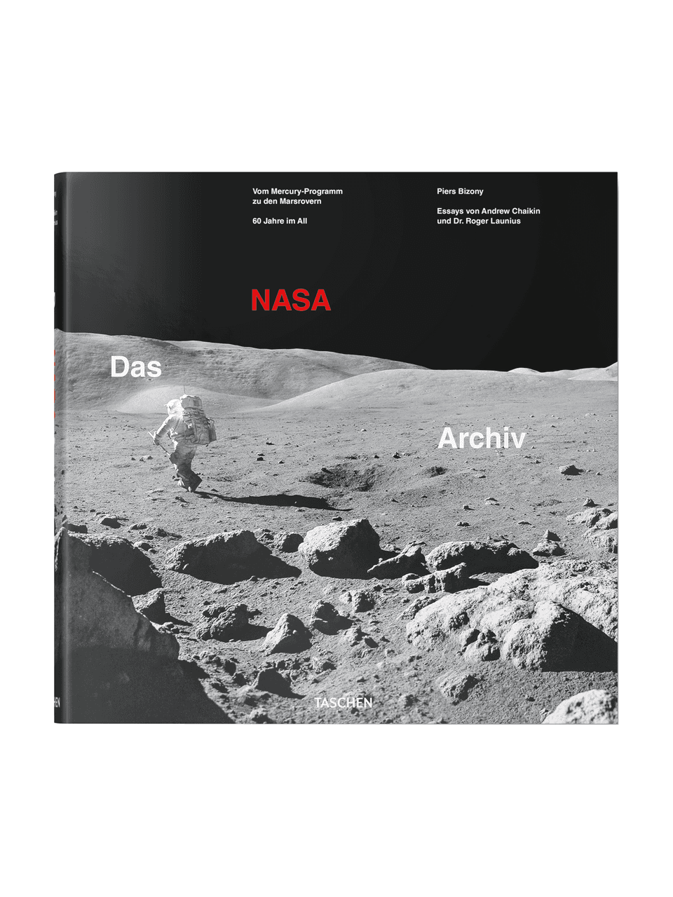 Ilustrovaná kniha Das NASA Archiv. 60 Jahre im All, Viacfarebná