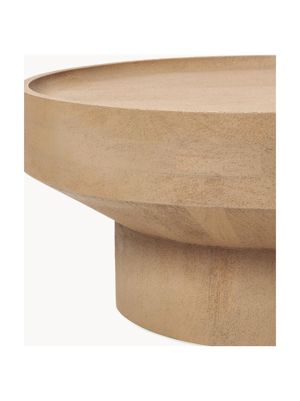 Runder Couchtisch Benno aus Mangoholz, Massives Mangoholz, mitteldichte Holzfaserplatte (MDF), lackiert

Dieses Produkt wird aus nachhaltig gewonnenem, FSC®-zertifiziertem Holz gefertigt., Mangoholz, hell lackiert, Ø 80 cm