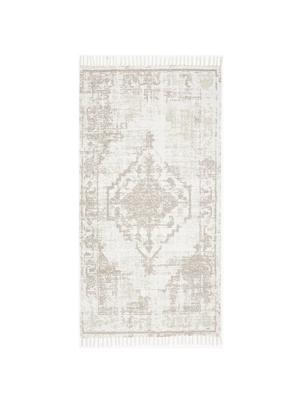 Tapis fin en coton tissé main Jasmine, 100 % coton

Le matériau est certifié STANDARD 100 OEKO-TEX®, 21.HIN.90042, HOHENSTEIN HTTI, Beige, larg. 160 x long. 230 cm (taille M)