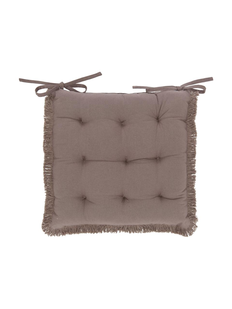 Coussin de chaise 40x40 Prague, Taupe, larg. 40 x long. 40 cm