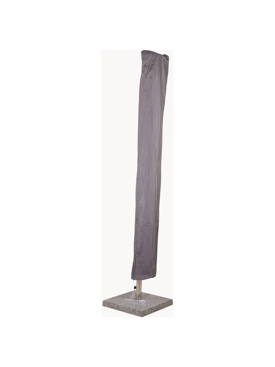 Housse pour parasol Patio, 100 % polyester, Gris, haut. 225 cm