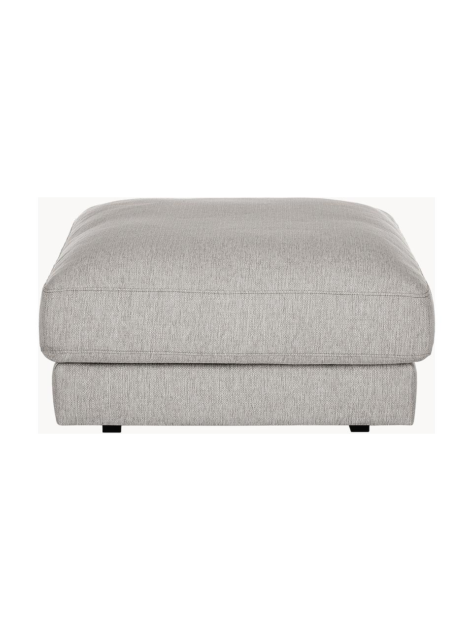 Pouf Tribeca, Tissu gris clair, larg. 80 x prof. 80 cm