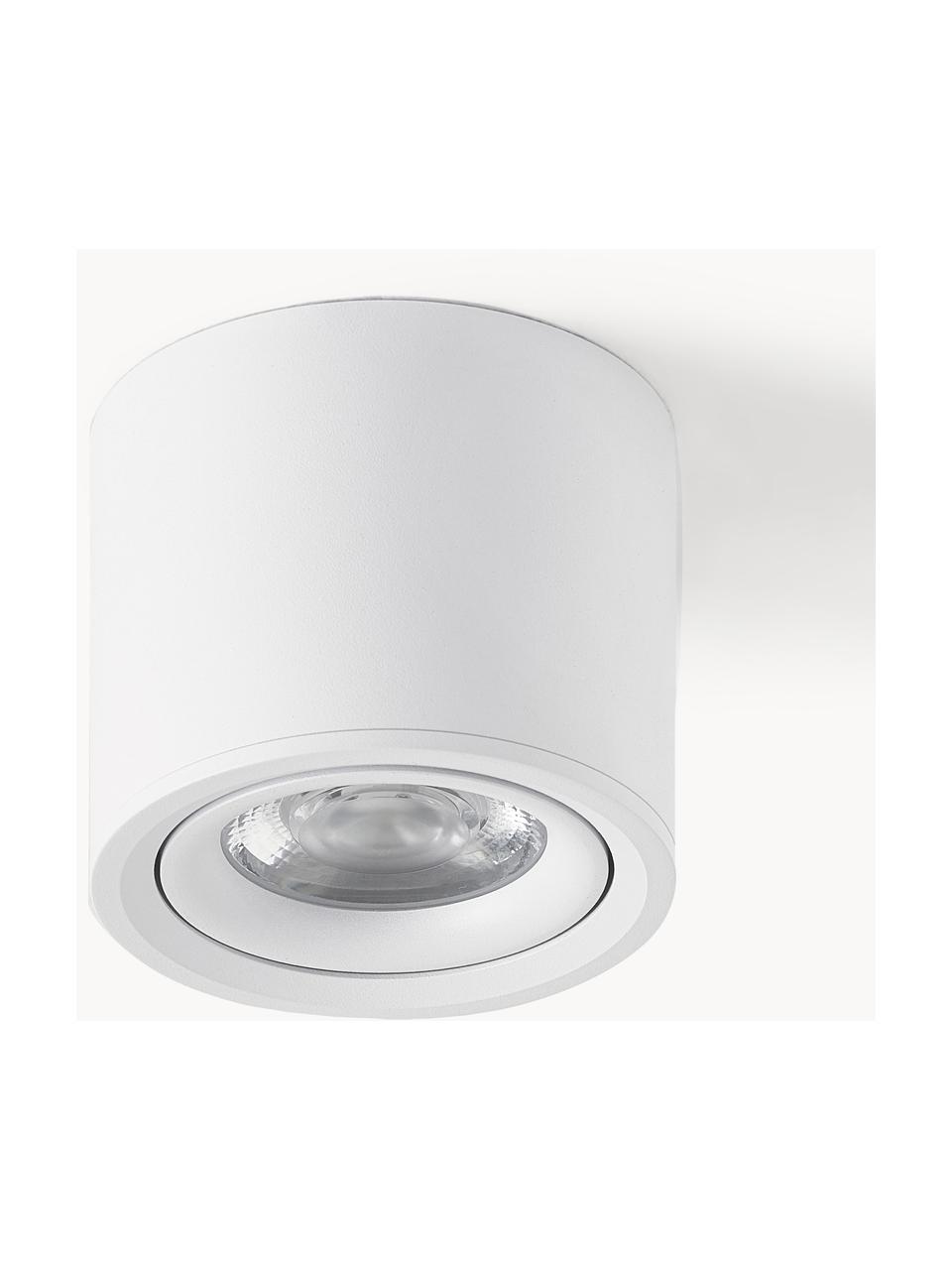 Spot de plafond LED Alivia, Métal, revêtement par poudre, Blanc, Ø 9 x haut. 7 cm