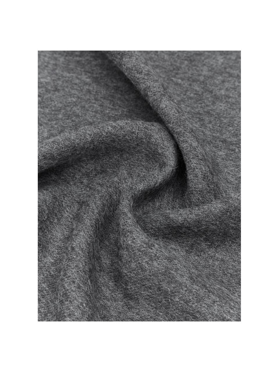 Leichte Babyalpaka-Decke Luxury, Dunkelgrau, B 130 x L 200 cm