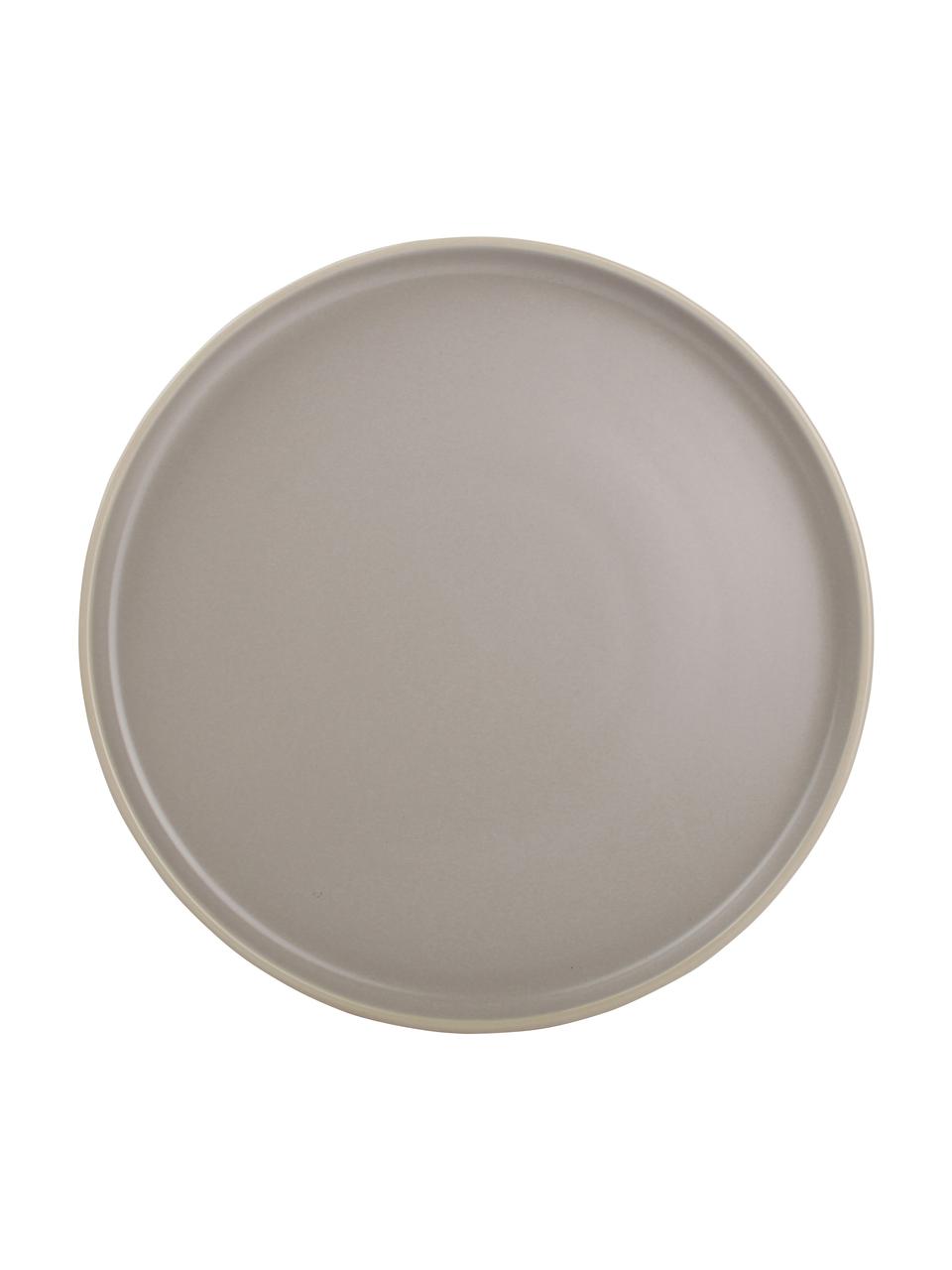 Service de table grès taupe Brim, 4 personnes (20 élém.), Grès cérame, Taupe, Lot de différentes tailles