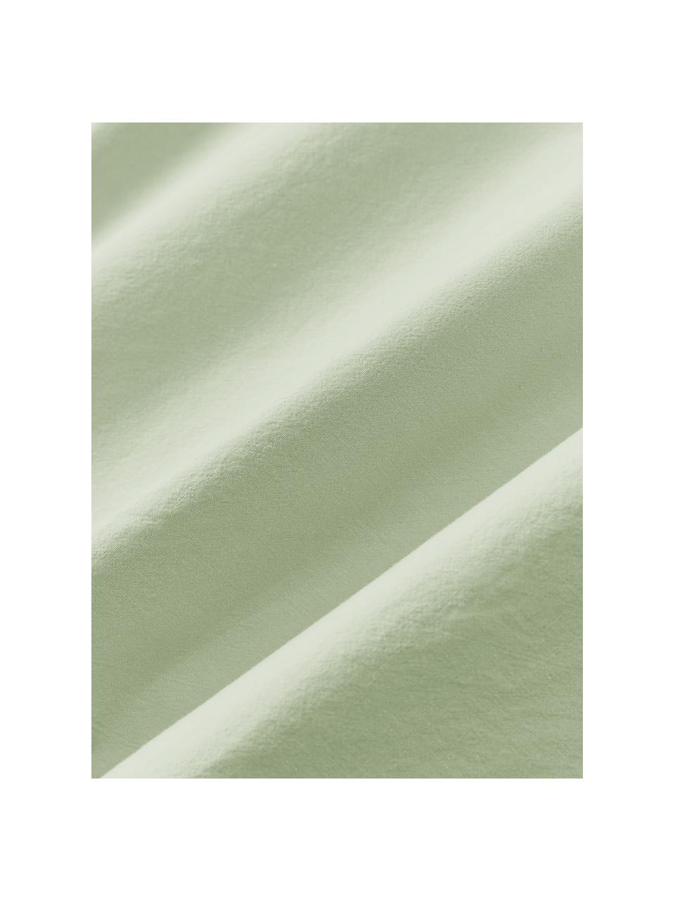 Poszwa na kołdrę z bawełny Darlyn, Szałwiowy zielony, S 200 x D 200 cm