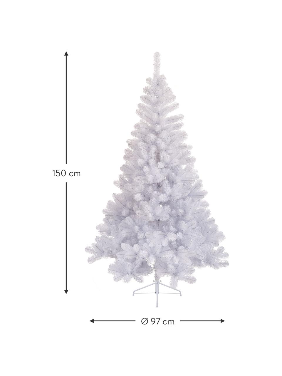 Árbol de Navidad artificial Imperial, Blanco, Ø 97 x Al 150 cm