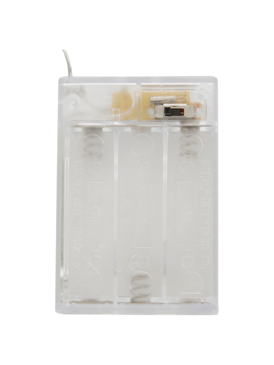 Ghirlanda di luci a LED String, bianco caldo, Plastica, Argentato, Lung. 495 cm