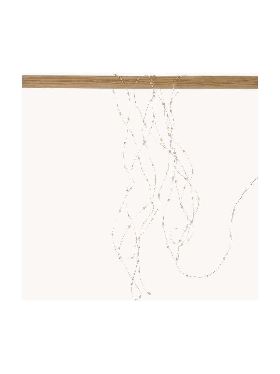Guirlande lumineuse LED blanc chaud String, Plastique, Couleur argentée, long. 495 cm