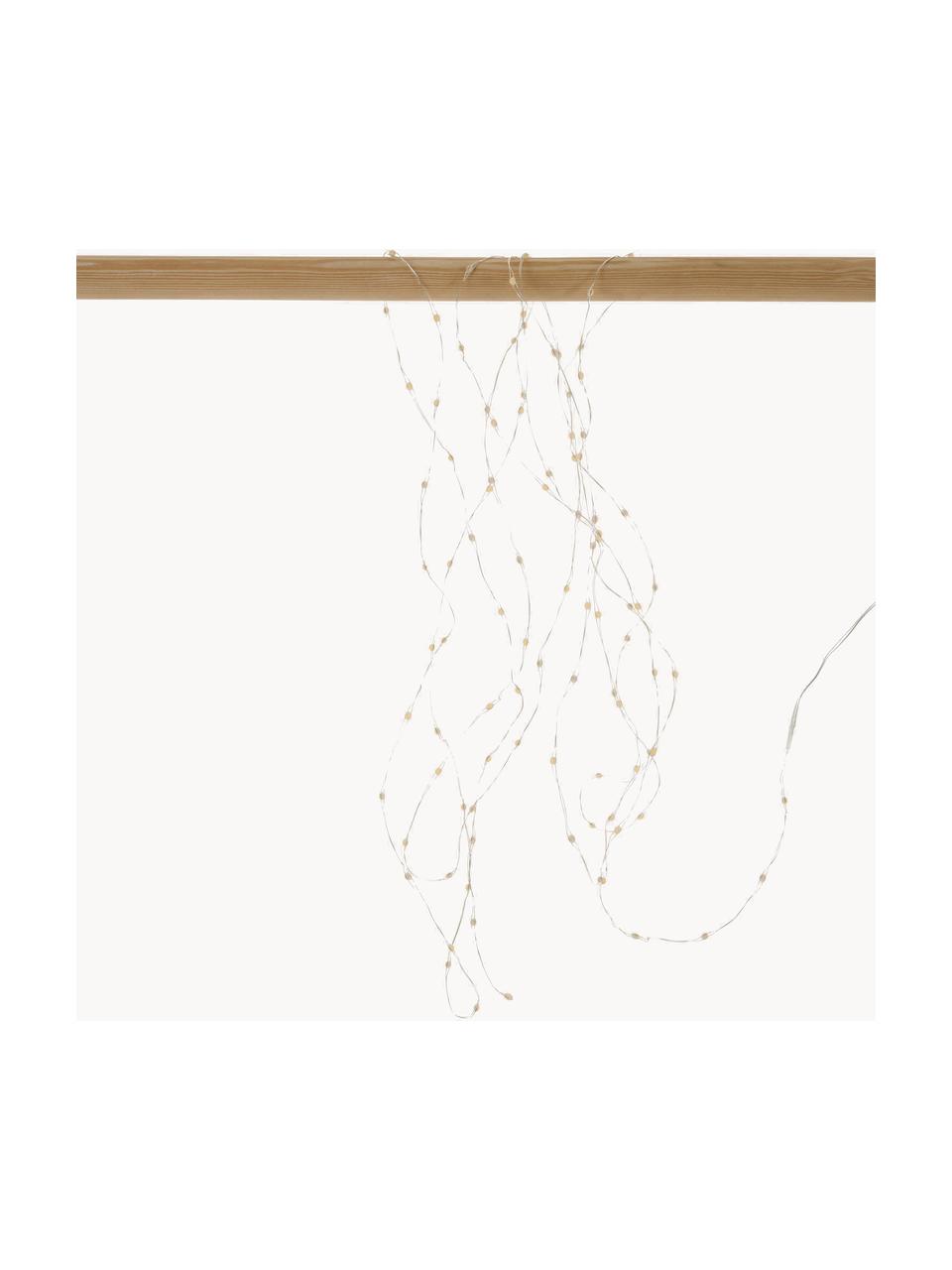 LED-Lichterkette String, warmweiß, Kunststoff, Silberfarben, L 495 cm