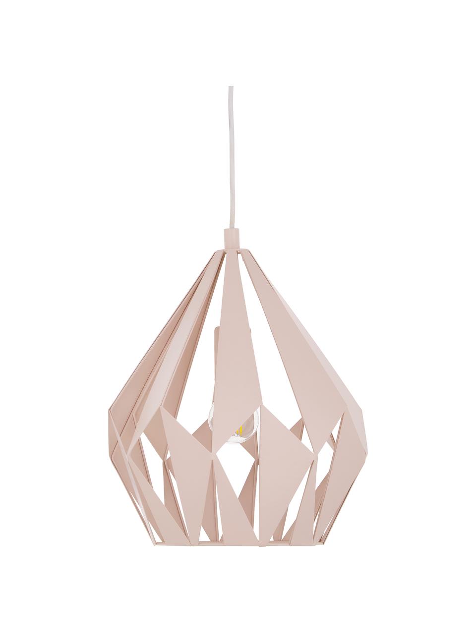 Závesná lampa v škandinávskom štýle Carlton, Marhuľová, Ø 31 x V 40 cm