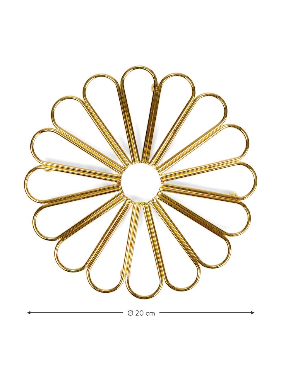 Podložka pod hrnec Trivet, Kov s práškovým nástřikem, Zlatá, Ø 20 cm