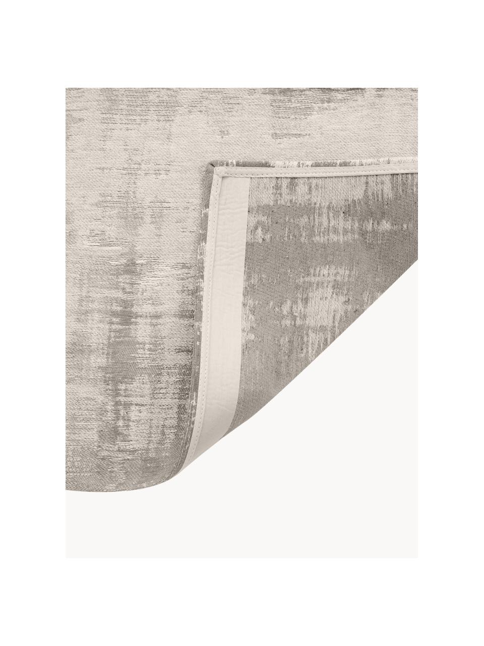 Tappeto con motivo astratto Padua, 100% poliestere, Beige chiaro, grigio chiaro, Larg. 80 x Lung. 150 cm (taglia XS)