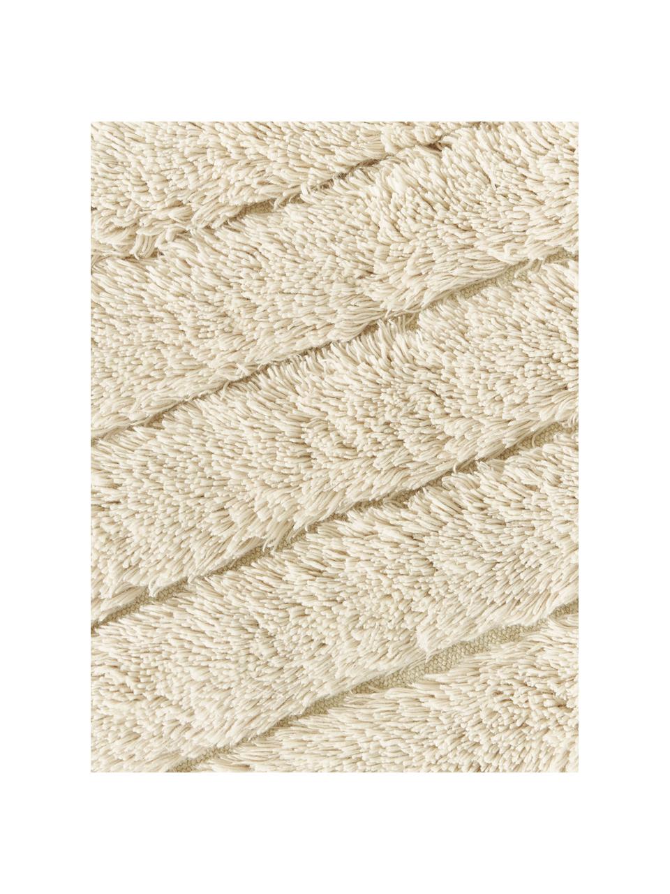 Fluffy badmat Bailey, 100% katoen

Het materiaal dat in dit product is gebruikt, is getest op schadelijke stoffen en gecertificeerd volgens STANDARD 100 door OEKO-TEX®, 21.HIN.559, HOHENSTEIN HTTI, Gebroken wit, B 50 x L 70 cm