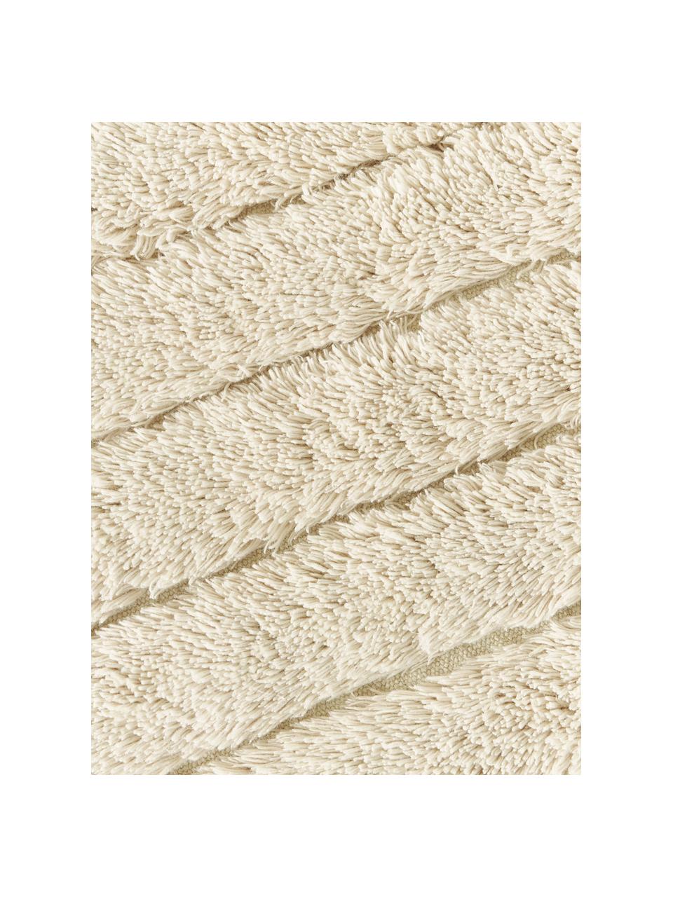 Huňatý koberec do kúpeľne Bailey, 100 %  bavlna
Materiál použitý v tomto produkte bol testovaný na škodlivé látky a certifikovaný podľa STANDARD 100 by OEKO-TEX®, 21.HIN.559, HOHENSTEIN HTTI, Lomená biela, Š 60 x D 90 cm
