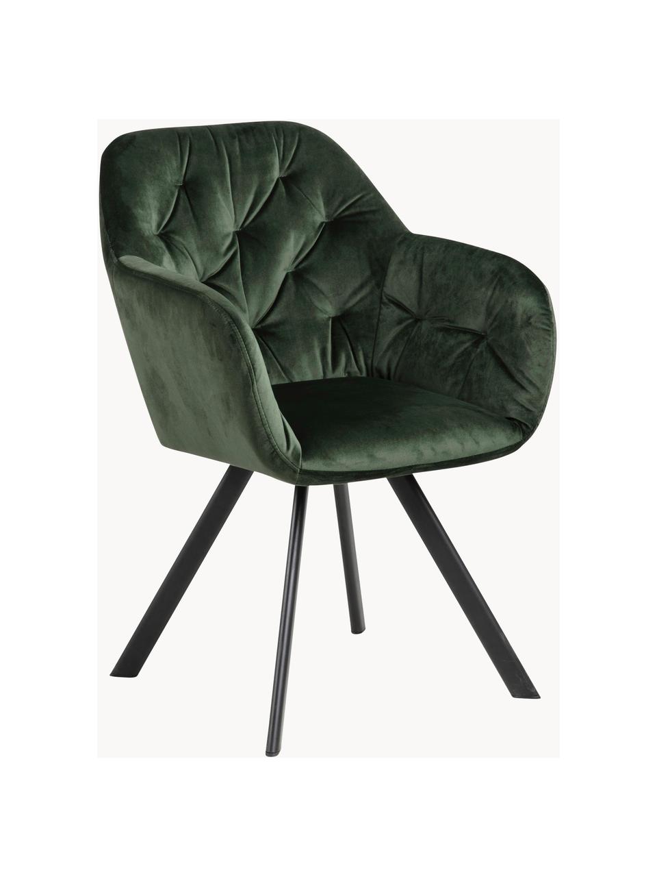 COPPIA DI SEDIE POLTRONCINE IN ECOPELLE VERDE - Alberello Design