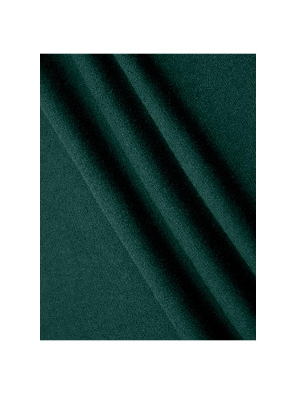 Flanelová obliečka na vankúš Biba, 2 ks, Zelená, Š 40 x D 80 cm