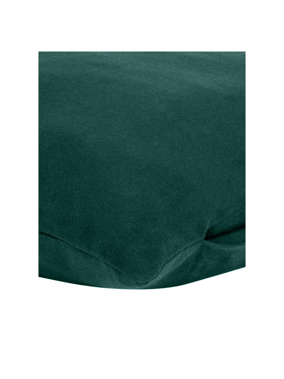 Flanell-Kissenbezüge Biba in Waldgrün, 2 Stück, Webart: Flanell Flanell ist ein k, Waldgrün, B 40 x L 80 cm